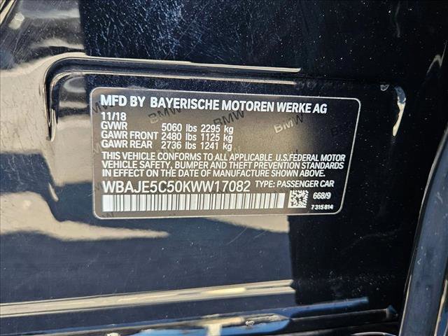 Used 2019 BMW 540i w/ Convenience Package image 24