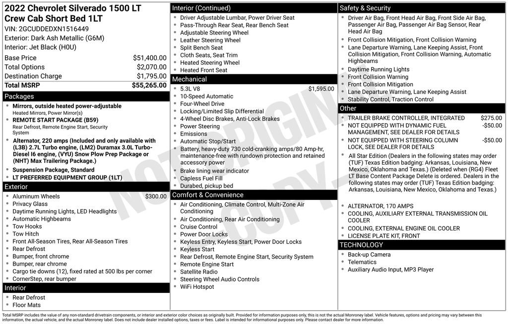 Certified 2022 Chevrolet Silverado 1500 LT image 35