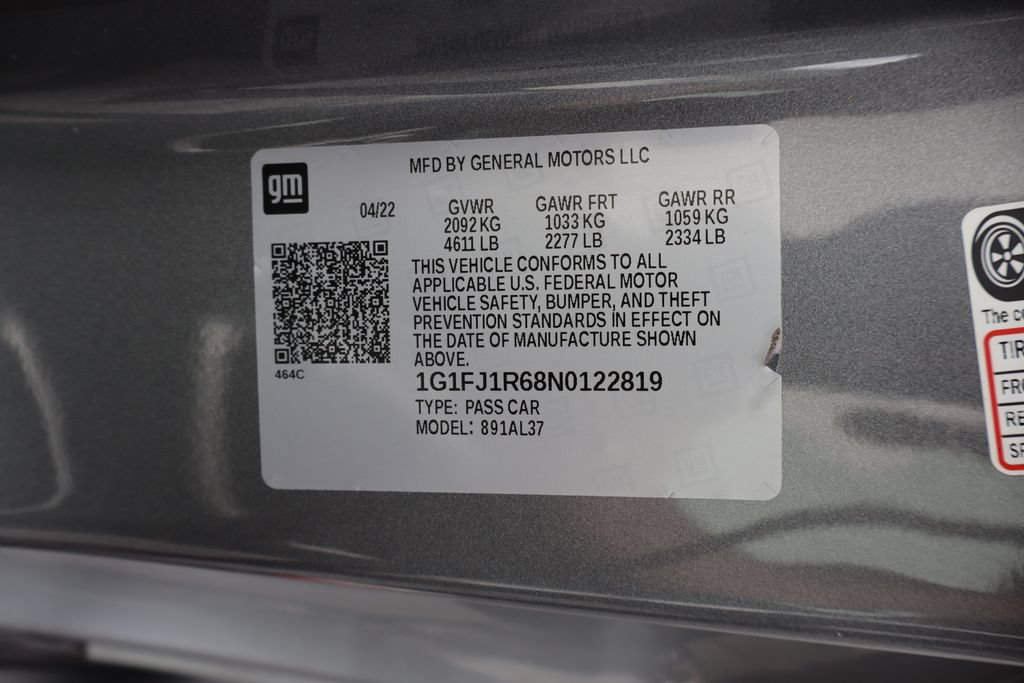 Used 2022 Chevrolet Camaro ZL1 RWD image 34