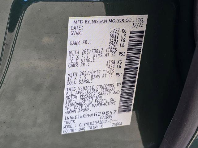 Used 2023 Nissan Frontier PRO-4X w/ Pro Convenience Package image 37