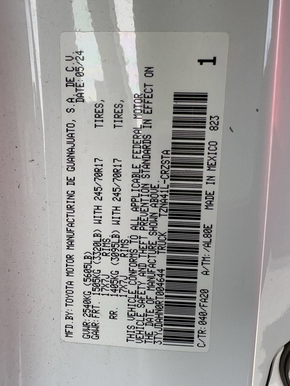 Used 2024 Toyota Tacoma SR RWD image 28