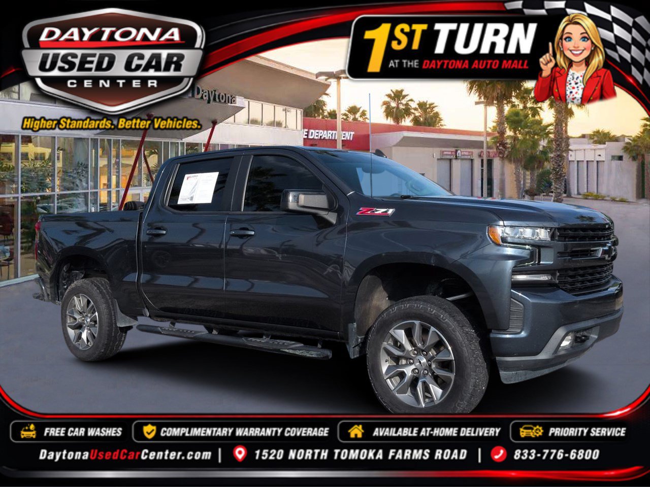 Used 2021 Chevrolet Silverado 1500 RST w/ Z71 Off-Road Package AWD/4WD image 1