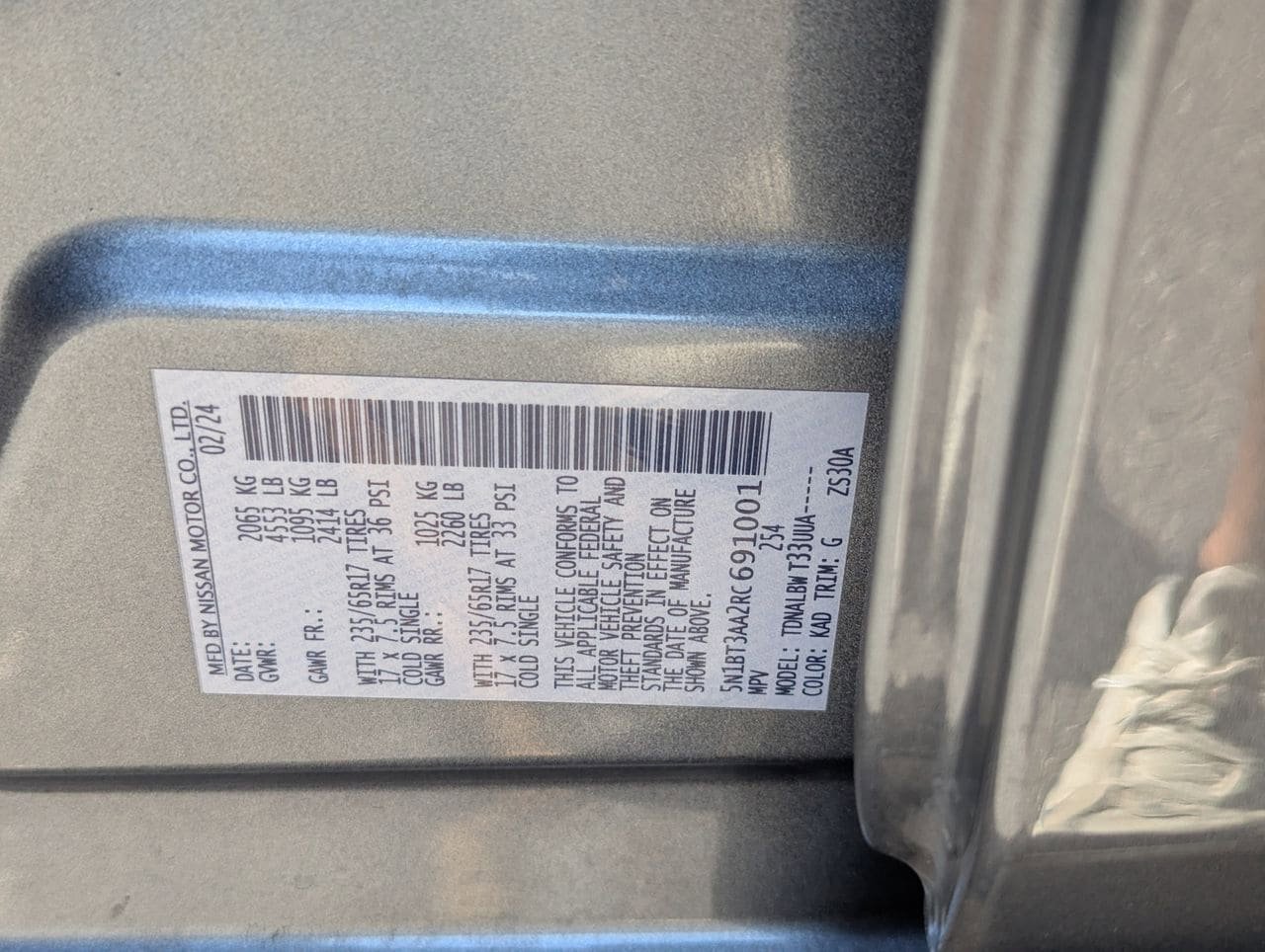 Certified 2024 Nissan Rogue S image 33
