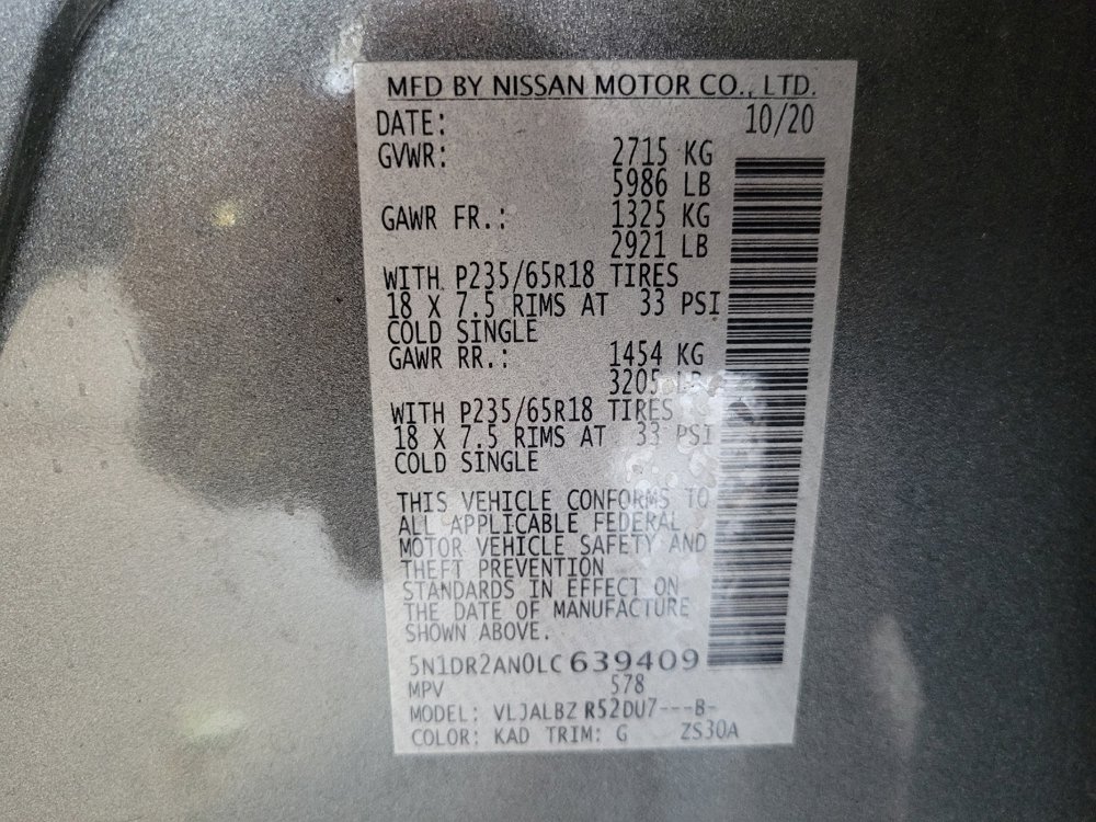 Used 2020 Nissan Pathfinder S image 33