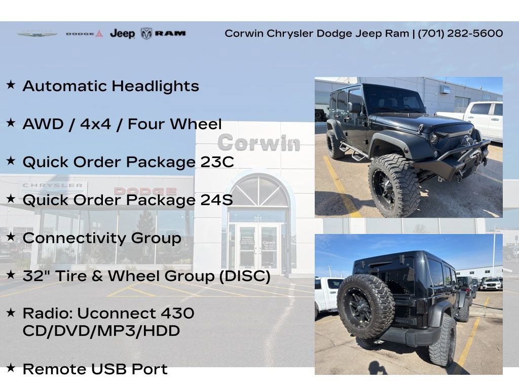 Used 2014 Jeep Wrangler Unlimited Sport w/ Quick Order Package 24S image 8
