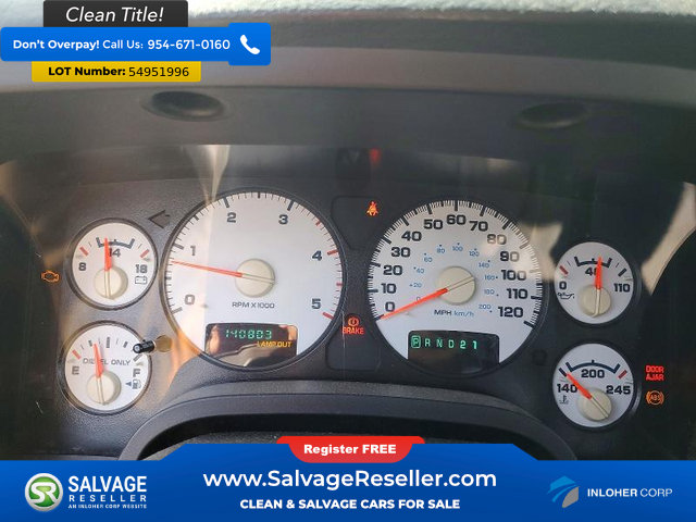 Used 2005 Dodge Ram 2500 Truck SLT w/ Off-Road Group AWD/4WD image 12