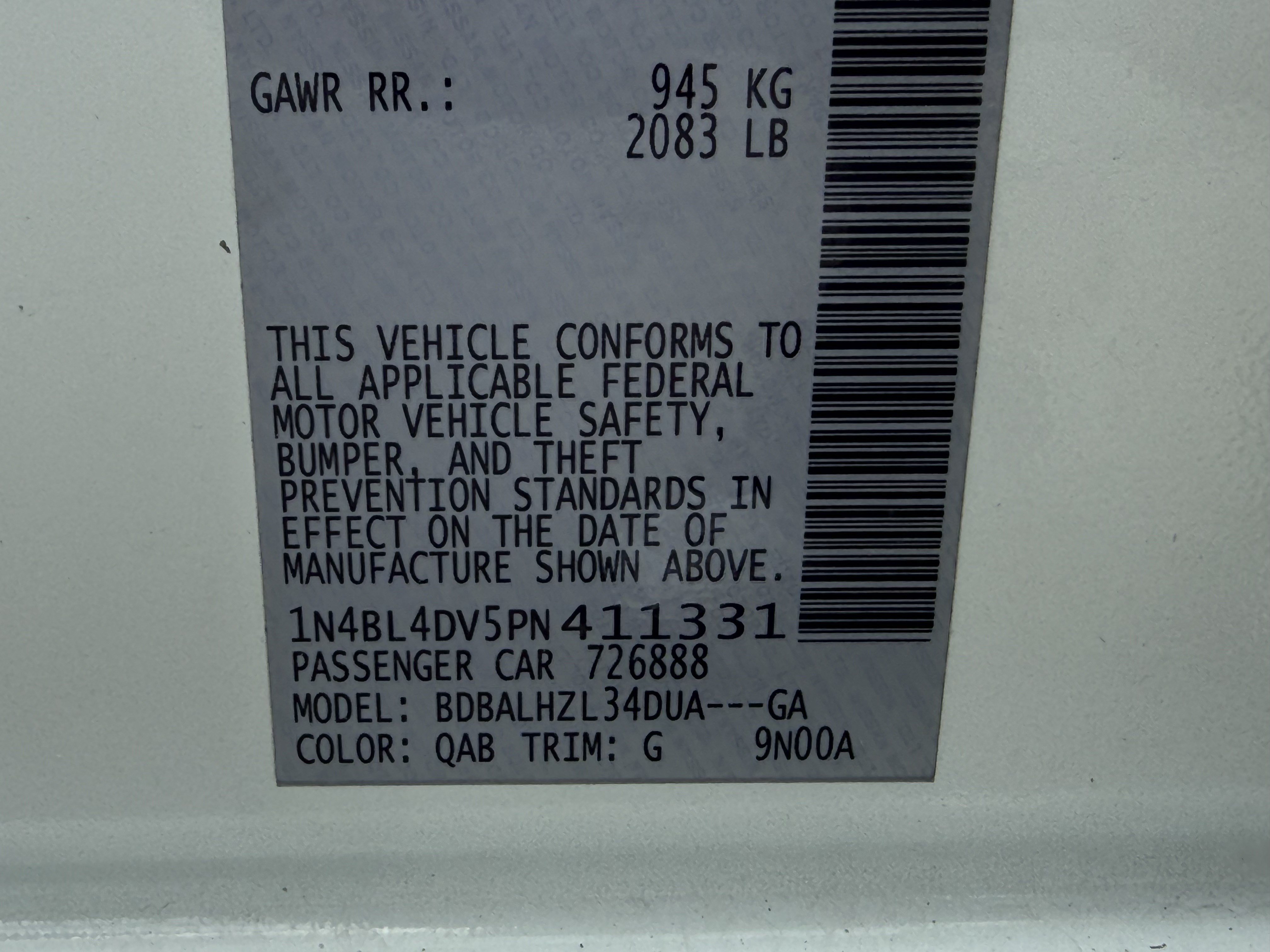Used 2023 Nissan Altima 2.5 SV FWD image 34