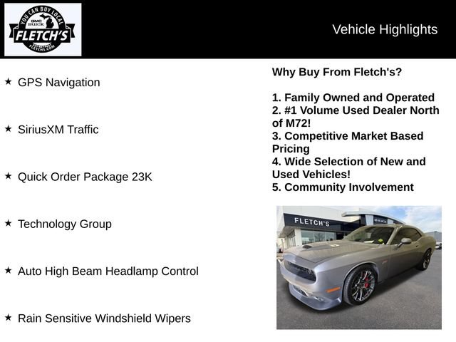 Used 2015 Dodge Challenger SRT w/ Technology Group RWD image 2