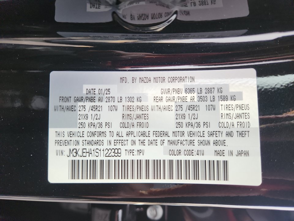 New 2025 MAZDA CX-70 Plug-In Hybrid w/ Premium Plus AWD/4WD image 34