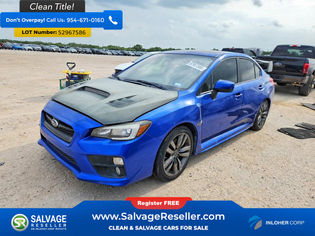 Used 2016 Subaru WRX Limited AWD/4WD image 1