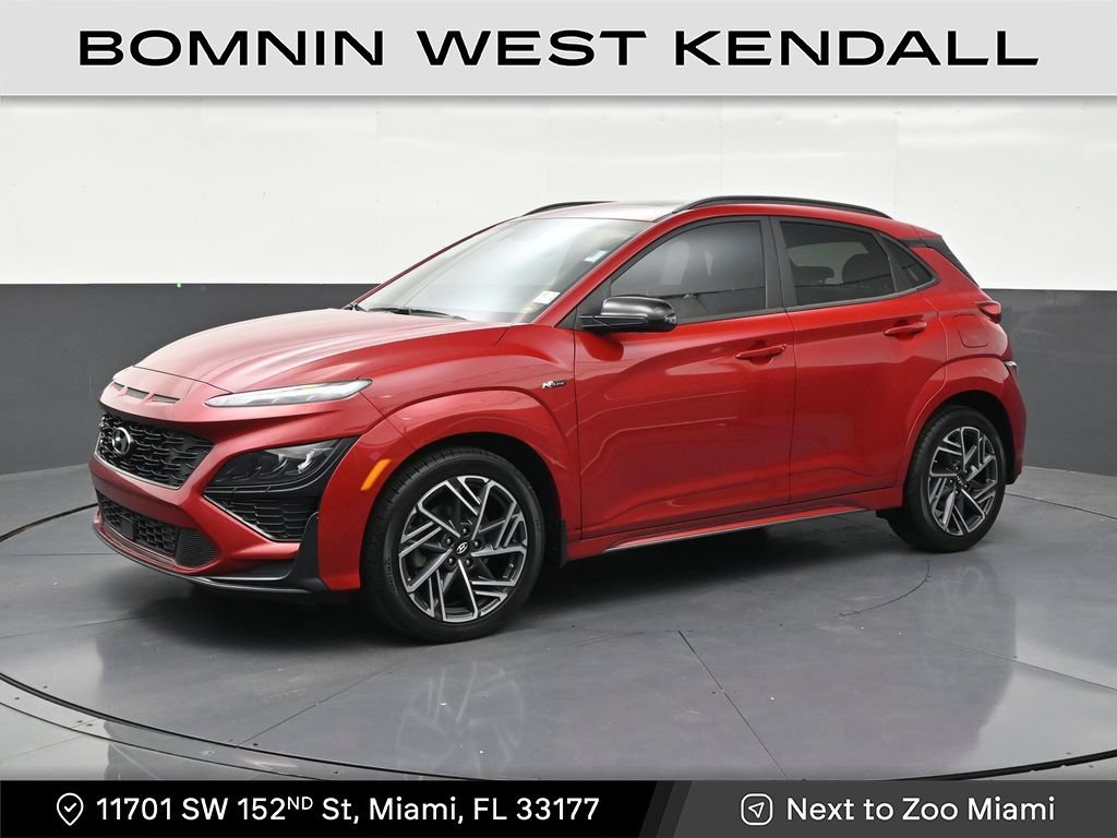 Used 2022 Hyundai Kona N Line w/ Tech Package FWD image 1