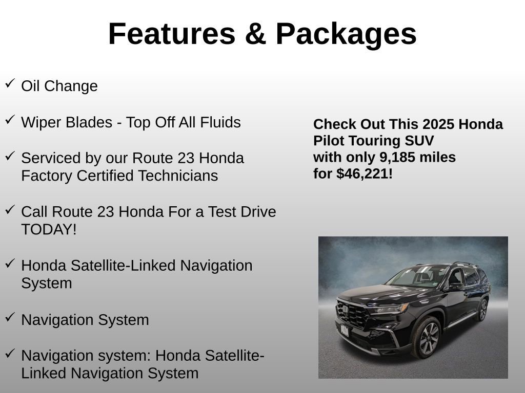 Certified 2025 Honda Pilot Touring image 4