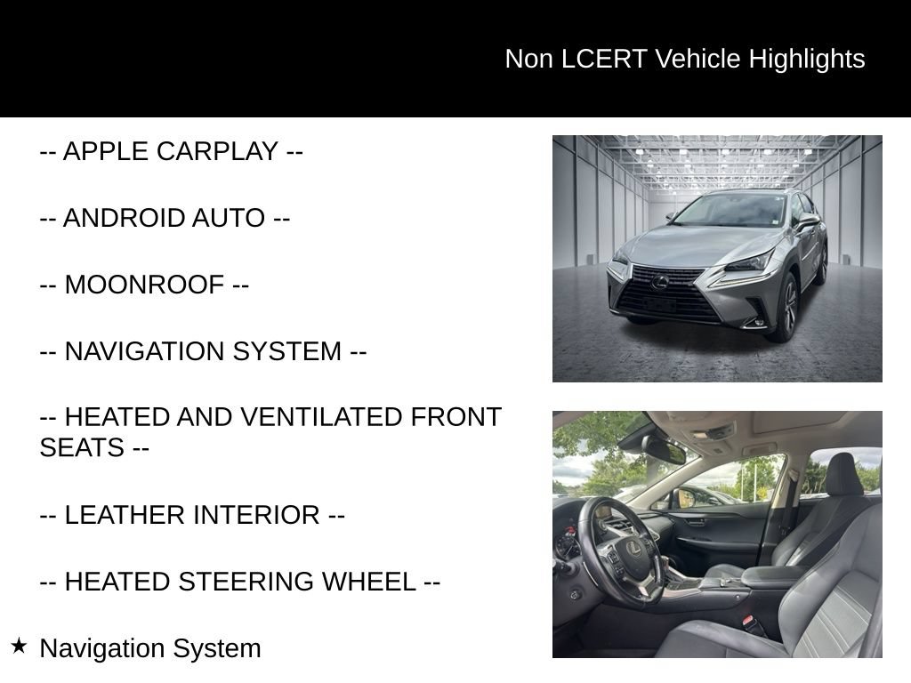 Used 2020 Lexus NX 300 AWD w/ Premium Package image 24