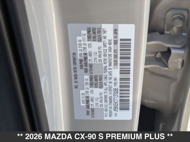 New 2026 MAZDA CX-90 3.3 Turbo S w/ Premium Plus image 15