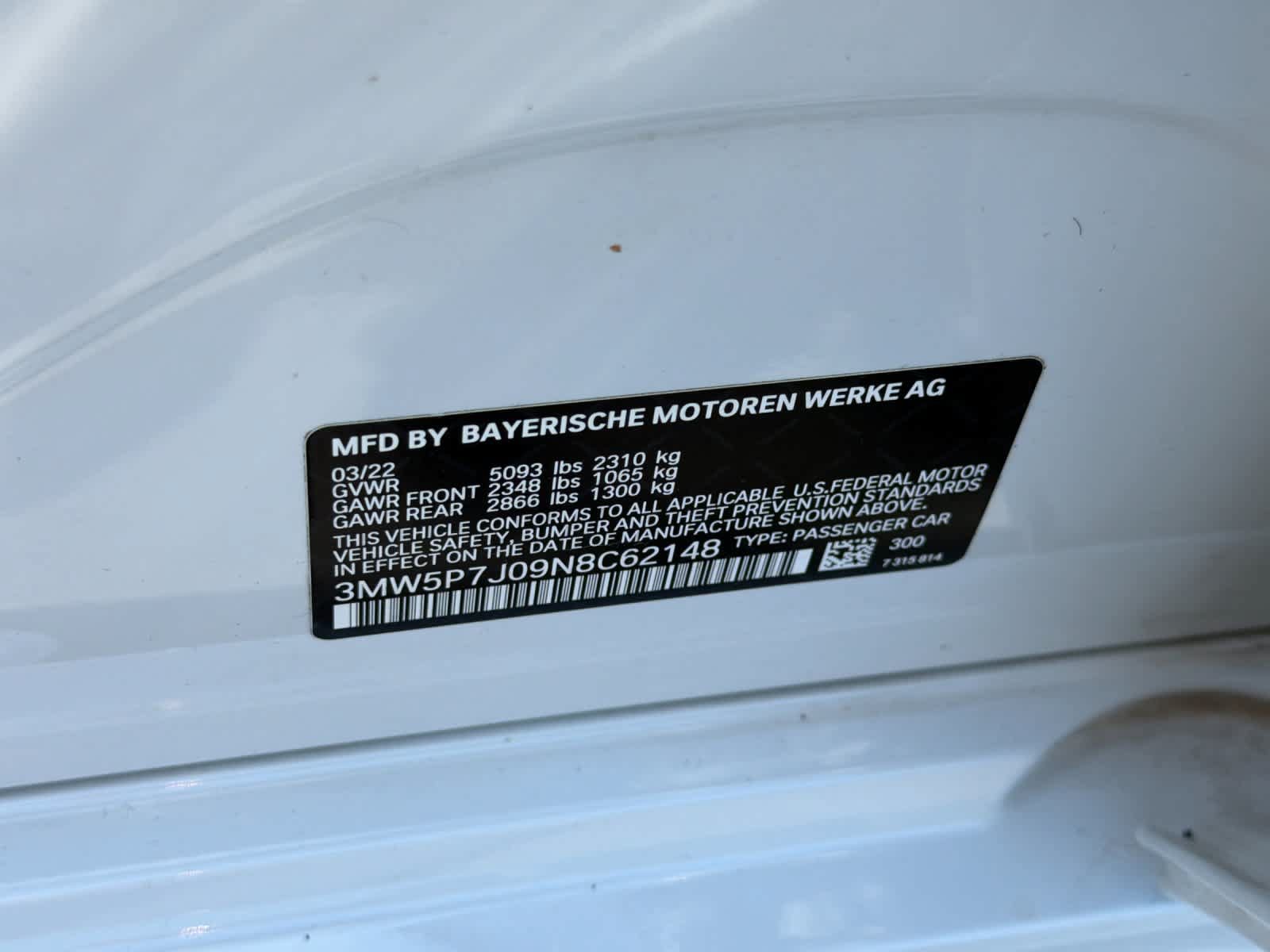 Used 2022 BMW 330e w/ M Sport Package RWD image 33