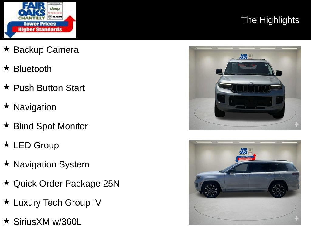 Used 2021 Jeep Grand Cherokee L Overland w/ Luxury Tech Group IV AWD/4WD video 2