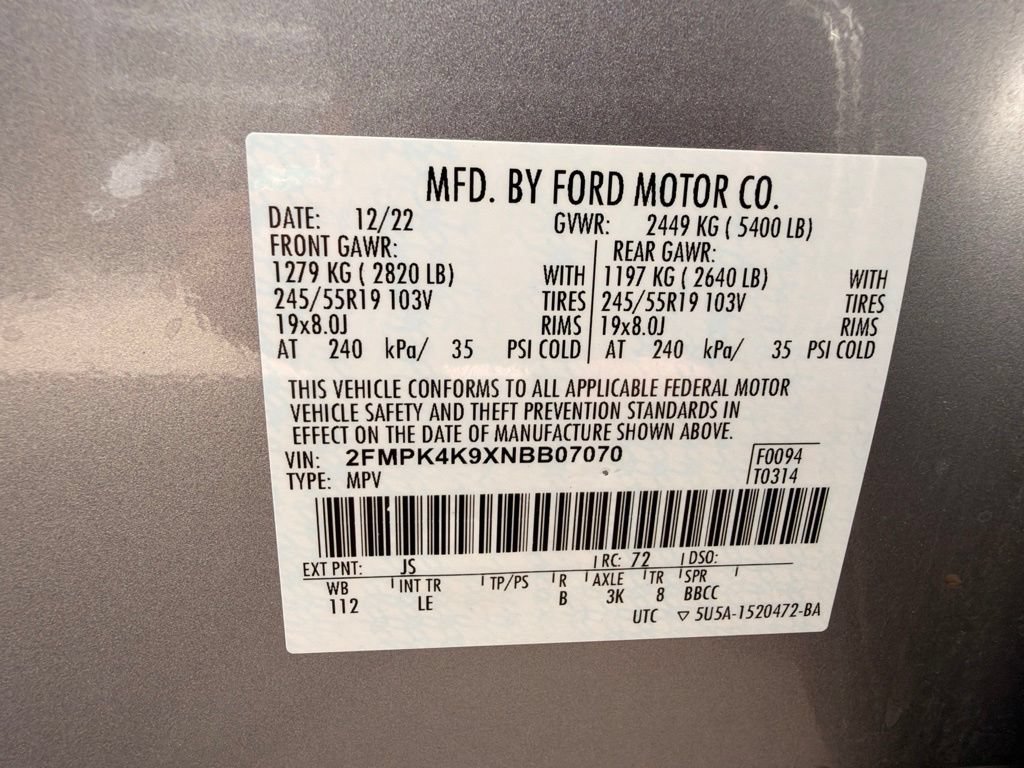 Used 2022 Ford Edge Titanium AWD/4WD image 38
