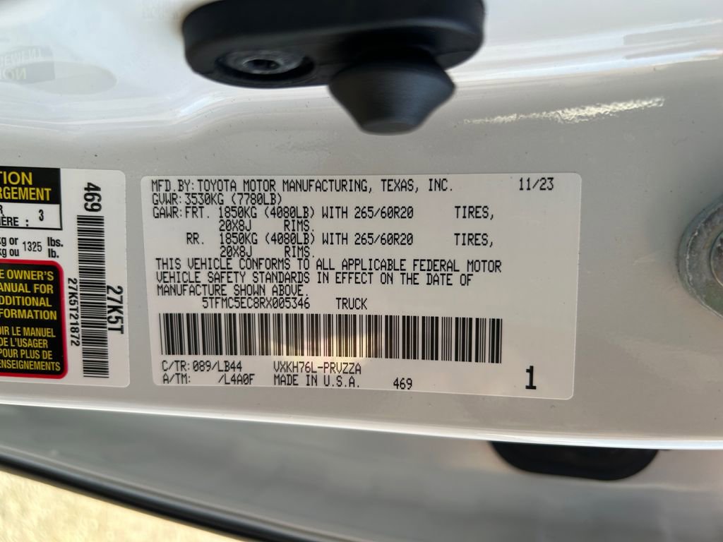 Used 2024 Toyota Tundra 1794 Edition image 34