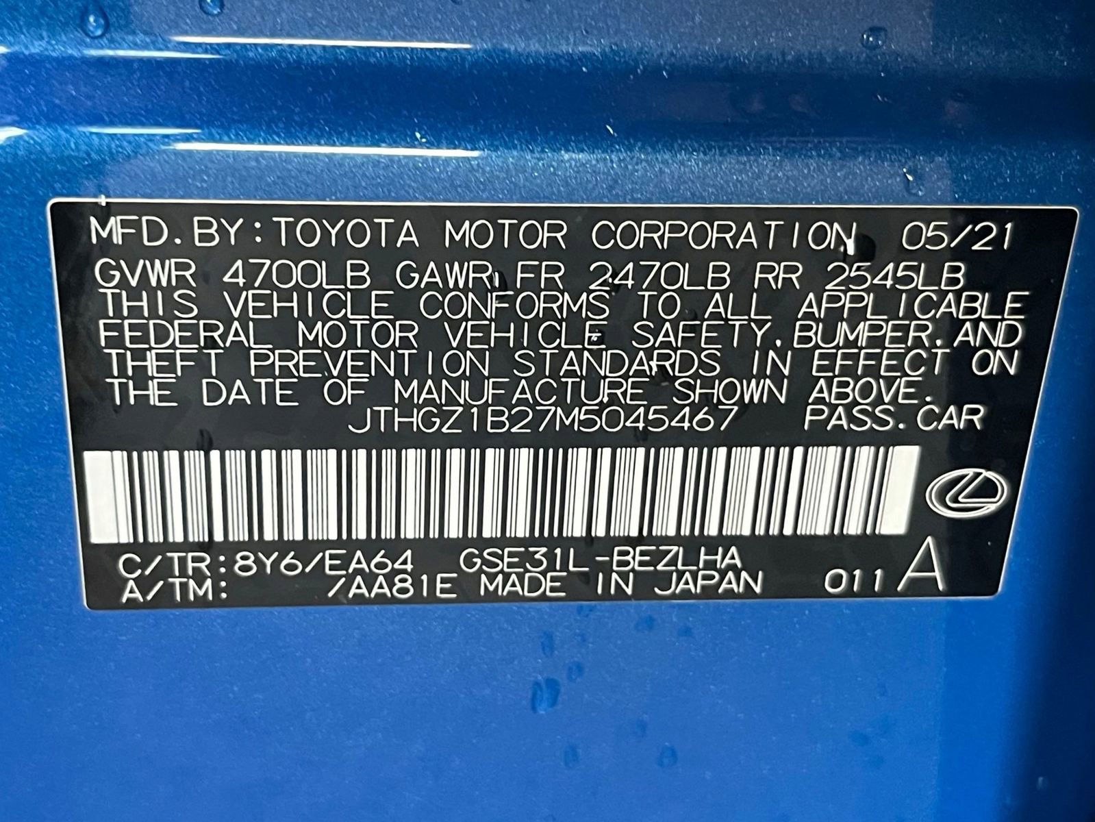 Used 2021 Lexus IS 350 F Sport w/ Dynamic Handling Package RWD image 20