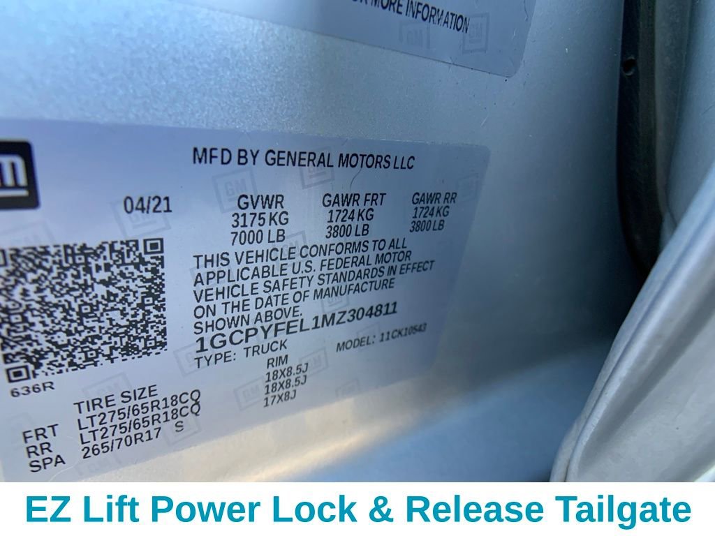 Used 2021 Chevrolet Silverado 1500 LT Trail Boss w/ Convenience Package II image 31