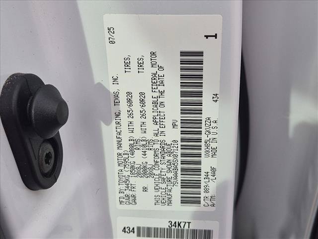 Certified 2025 Toyota Sequoia 1794 Edition AWD/4WD image 21