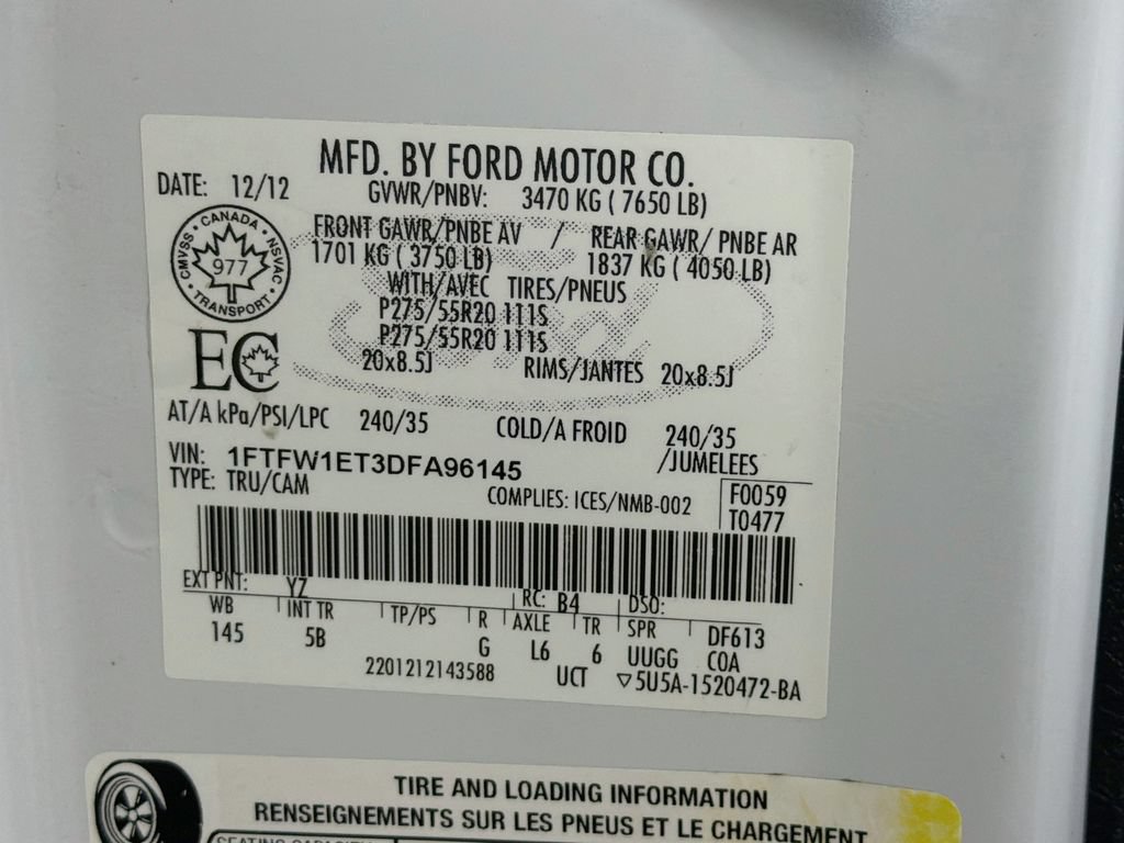 Used 2013 Ford F150 FX4 w/ Luxury Equipment Group AWD/4WD image 30