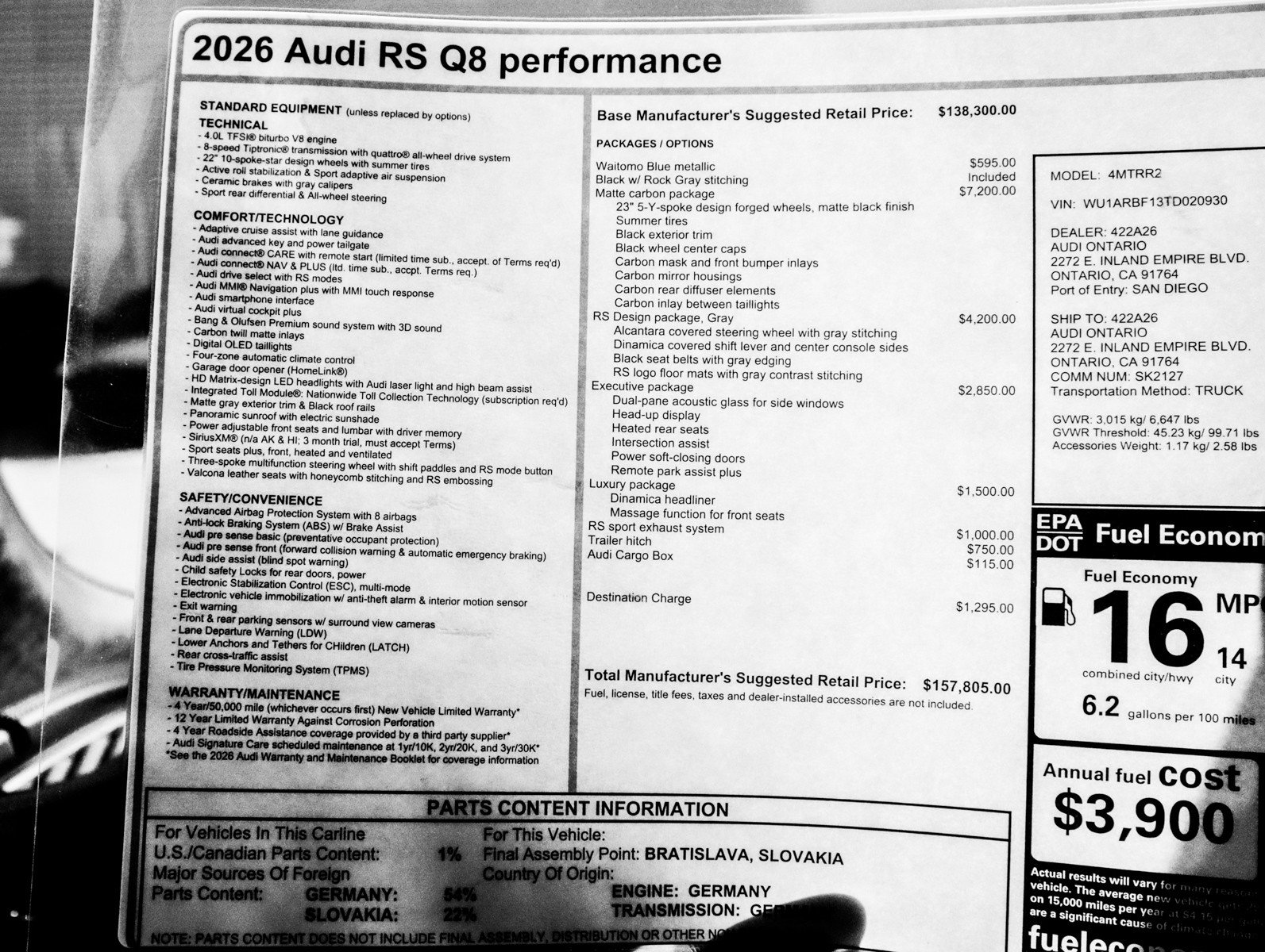 New 2026 Audi RS Q8 performance image 36