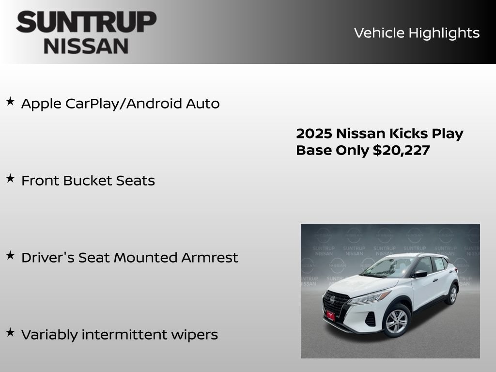 Certified 2025 Nissan Kicks Play S FWD image 40