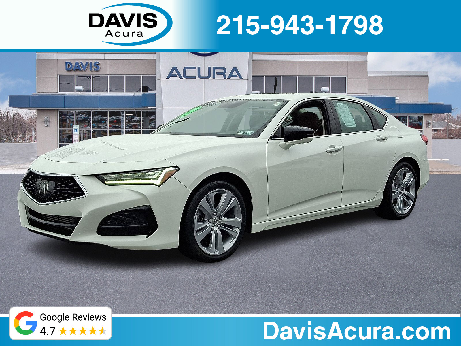 Certified 2021 Acura TLX w/ Technology Package