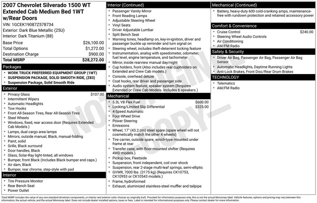 Used 2007 Chevrolet Silverado 1500 W/T image 35