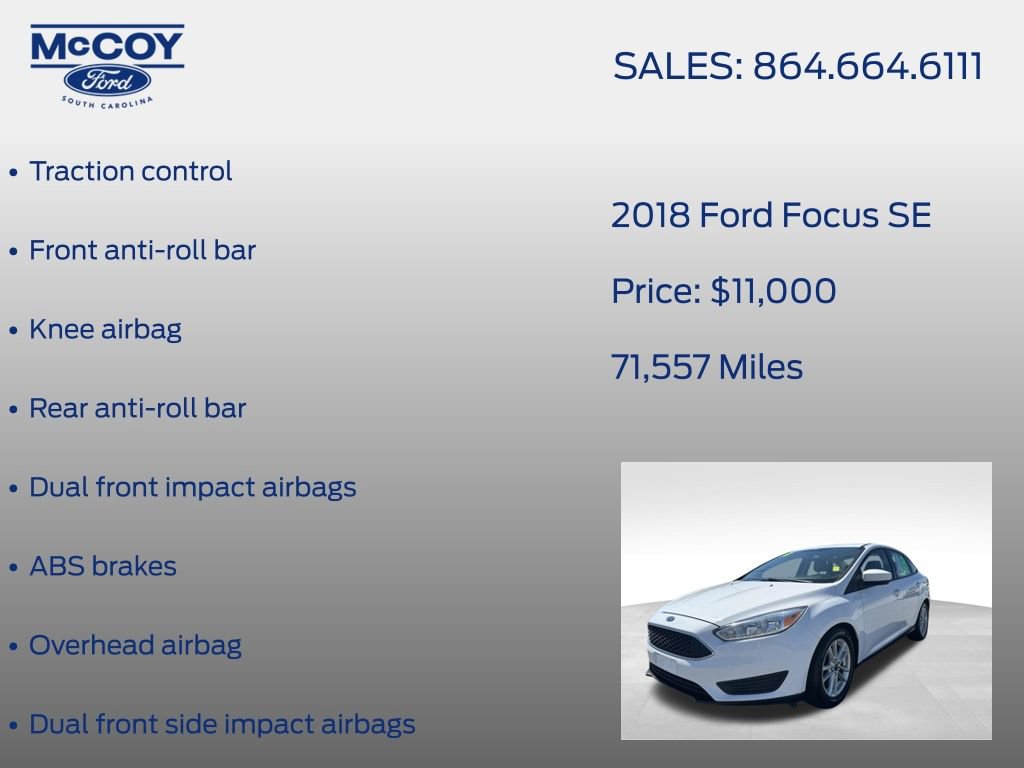Used 2018 Ford Focus SE FWD image 20