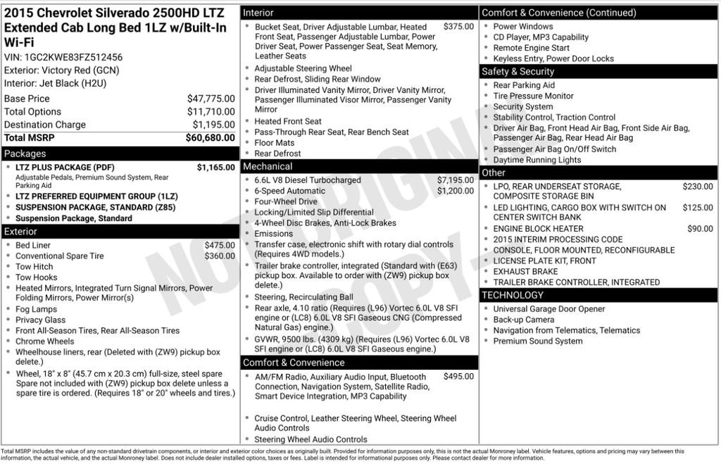 Used 2015 Chevrolet Silverado 2500 LTZ w/ LTZ Plus Package video 3