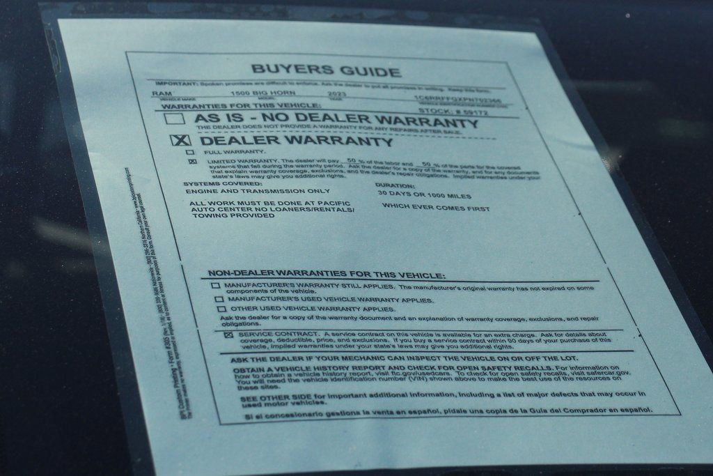 Used 2023 RAM 1500 Big Horn image 51