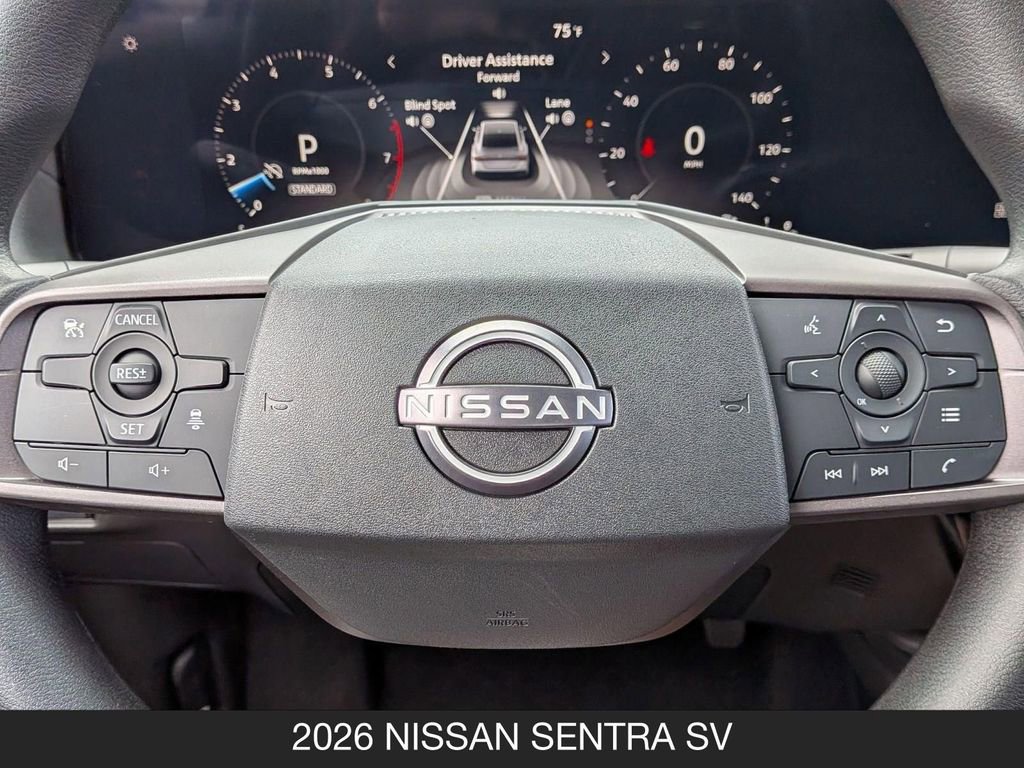 New 2026 Nissan Sentra SV w/ Floor Mat Package FWD image 12