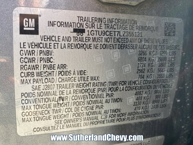 Used 2020 GMC Sierra 1500 Elevation image 49