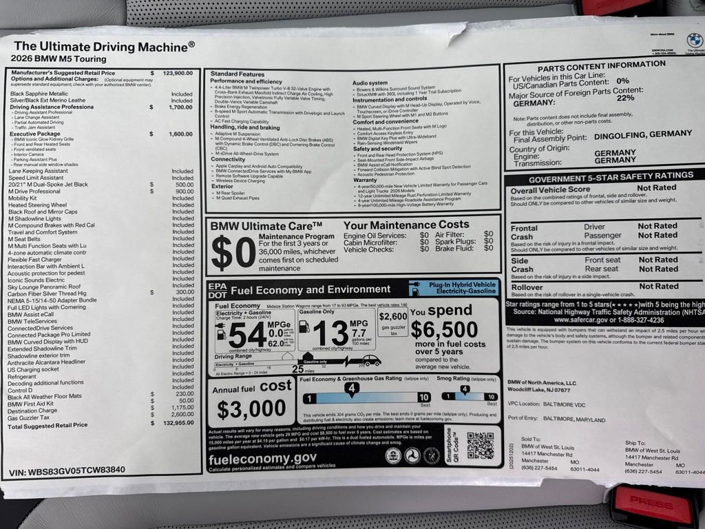 New 2026 BMW M5 Touring image 9