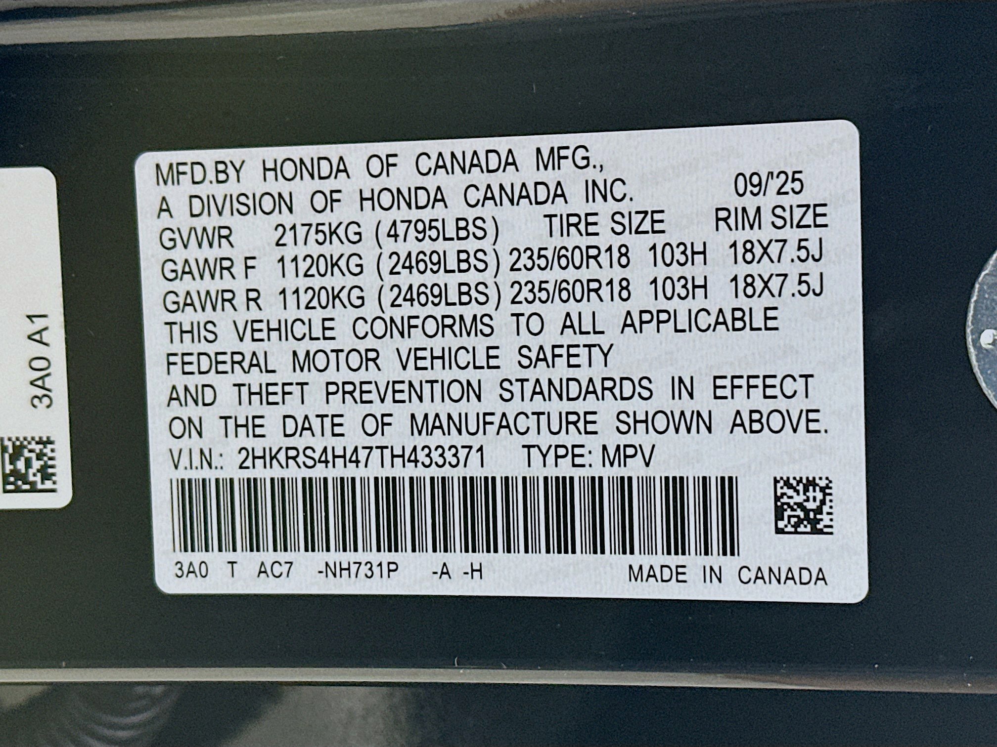 New 2026 Honda CR-V EX image 30