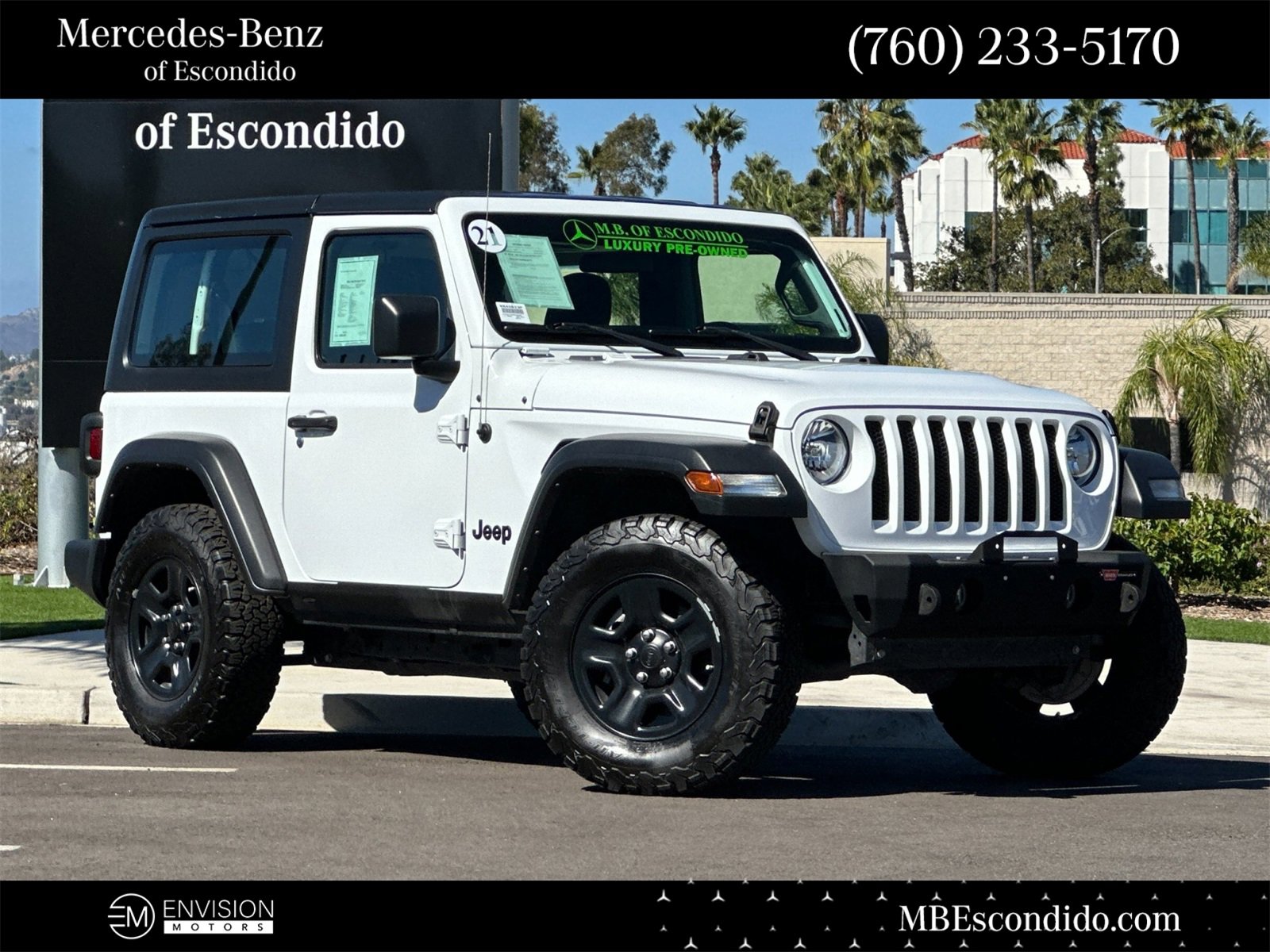 Used 2021 Jeep Wrangler Sport