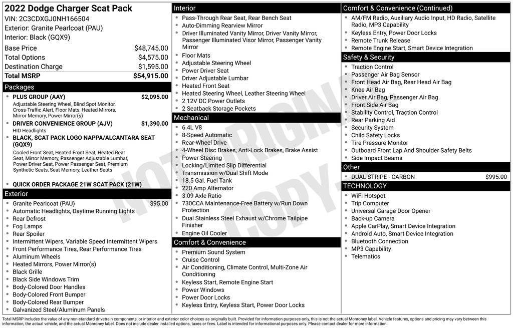 Used 2022 Dodge Charger Scat Pack w/ Plus Group RWD image 32