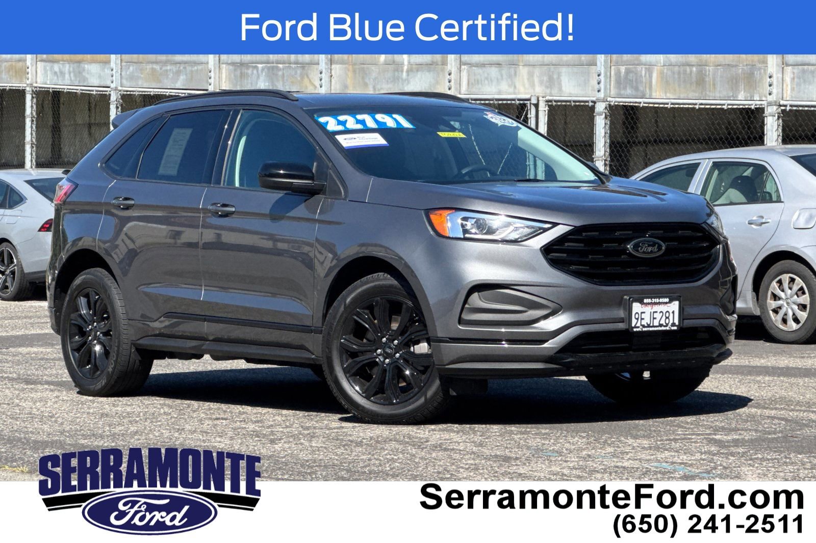 Certified 2022 Ford Edge SE w/ Black Appearance Package AWD/4WD image 2