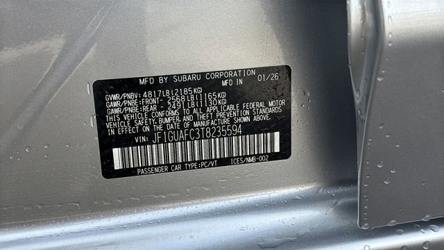 New 2026 Subaru Impreza 2.0i Sport image 28