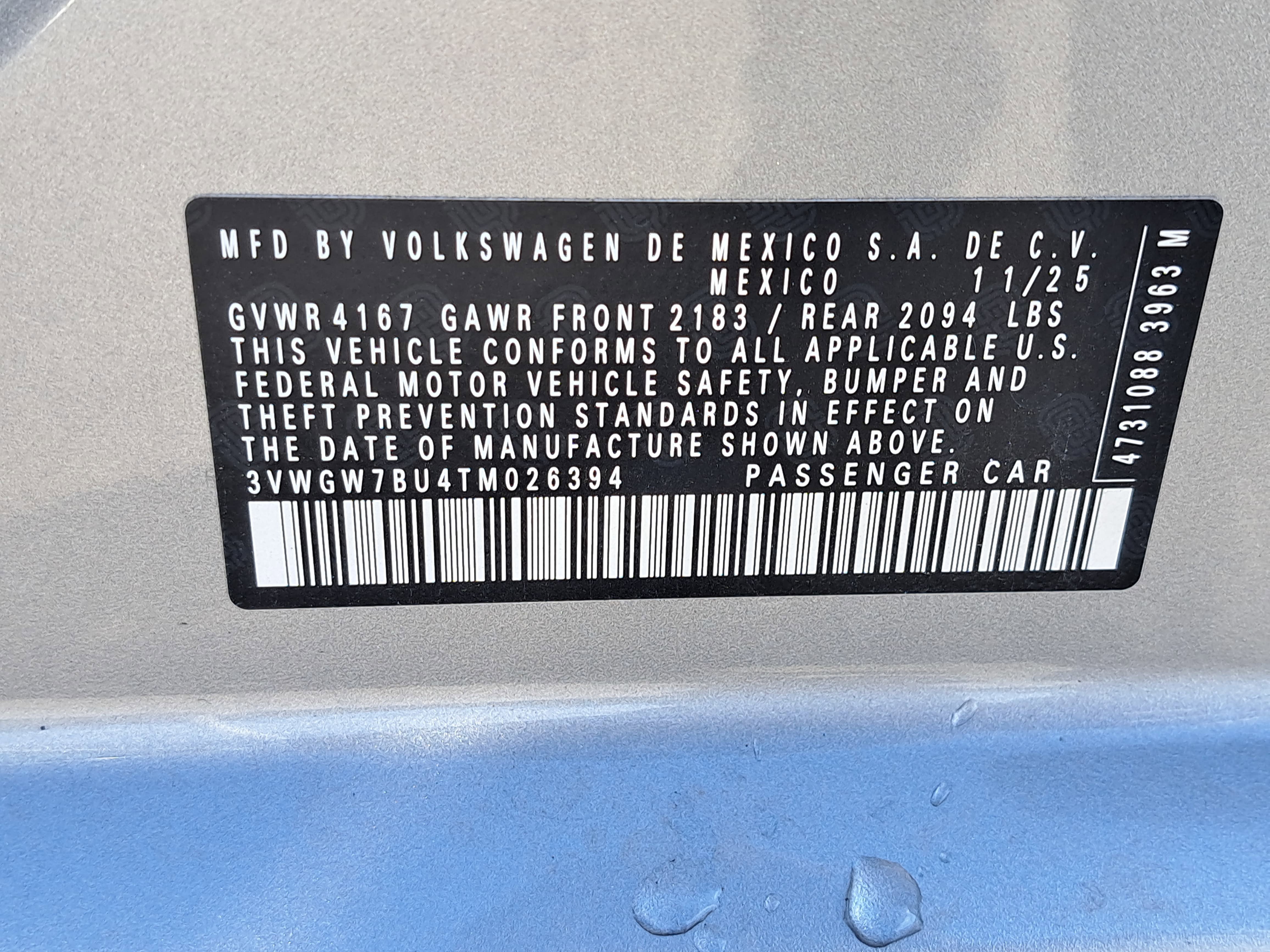 New 2026 Volkswagen Jetta SEL FWD image 33