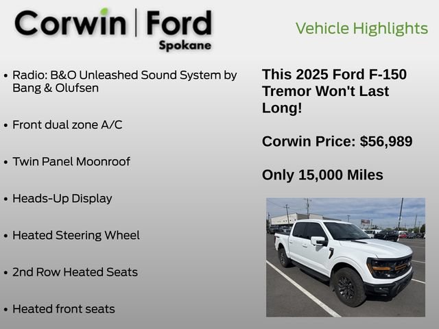 Used 2025 Ford F150 Tremor w/ Equipment Group 402A High AWD/4WD image 18