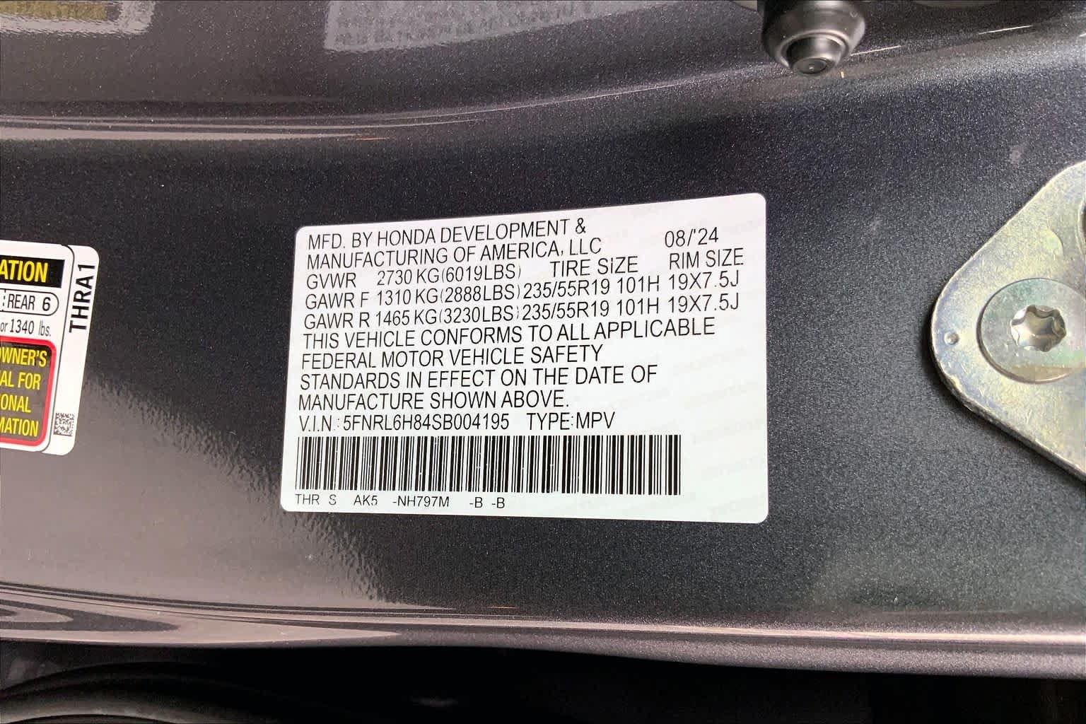 Used 2025 Honda Odyssey Touring image 34