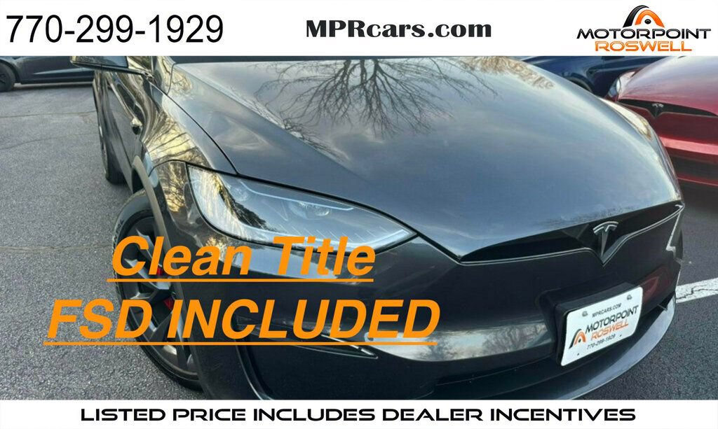Used 2024 Tesla Model X Plaid AWD/4WD image 1