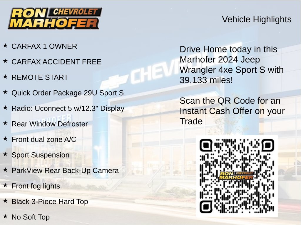Used 2024 Jeep Wrangler Unlimited w/ Convenience Group AWD/4WD image 15