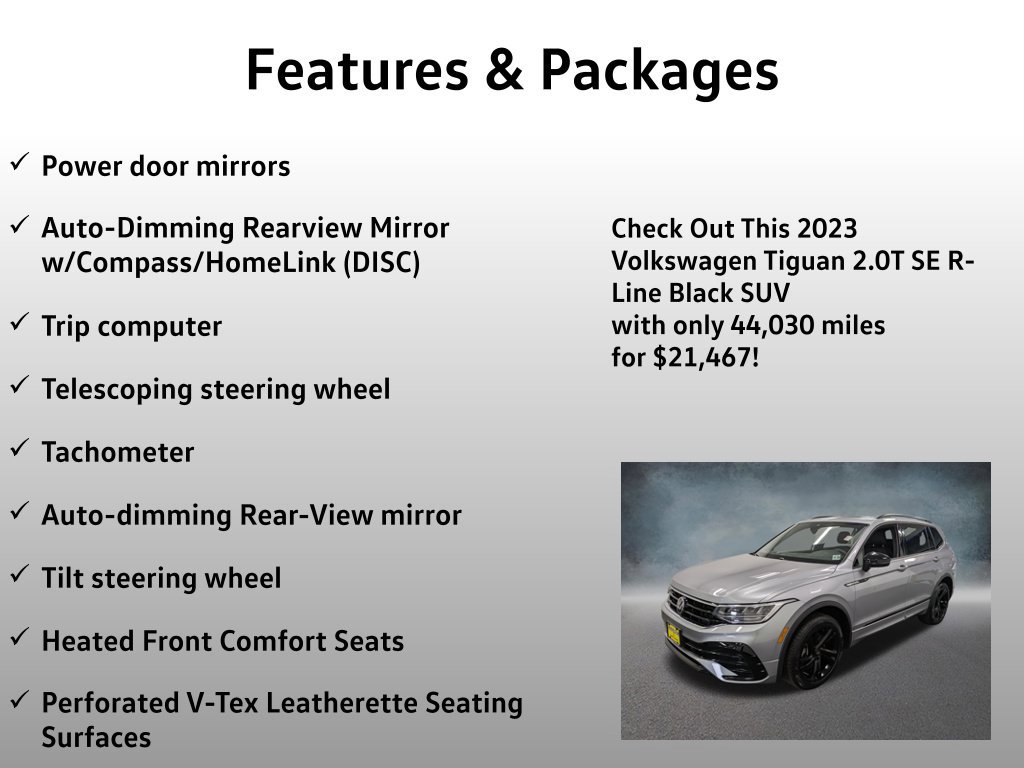 Used 2023 Volkswagen Tiguan SE R-Line AWD/4WD image 21