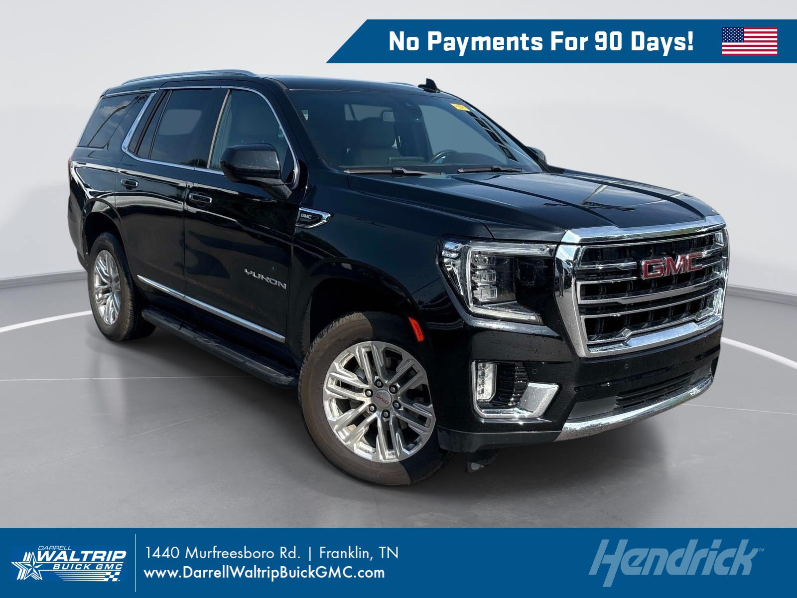 Used 2021 GMC Yukon SLT w/ Rear Media and Nav Package AWD/4WD image 1