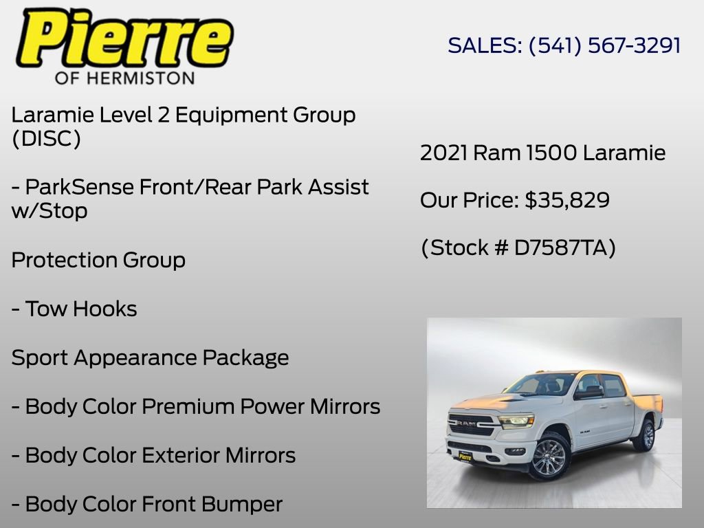 Used 2021 RAM 1500 Laramie image 10