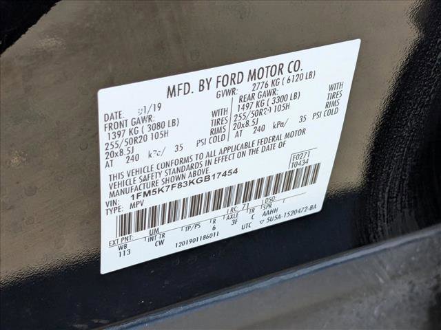 Used 2019 Ford Explorer Limited w/ Class III Trailer Tow Package image 24